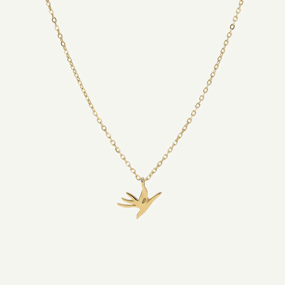 Bird of Paradise Necklace, Gold