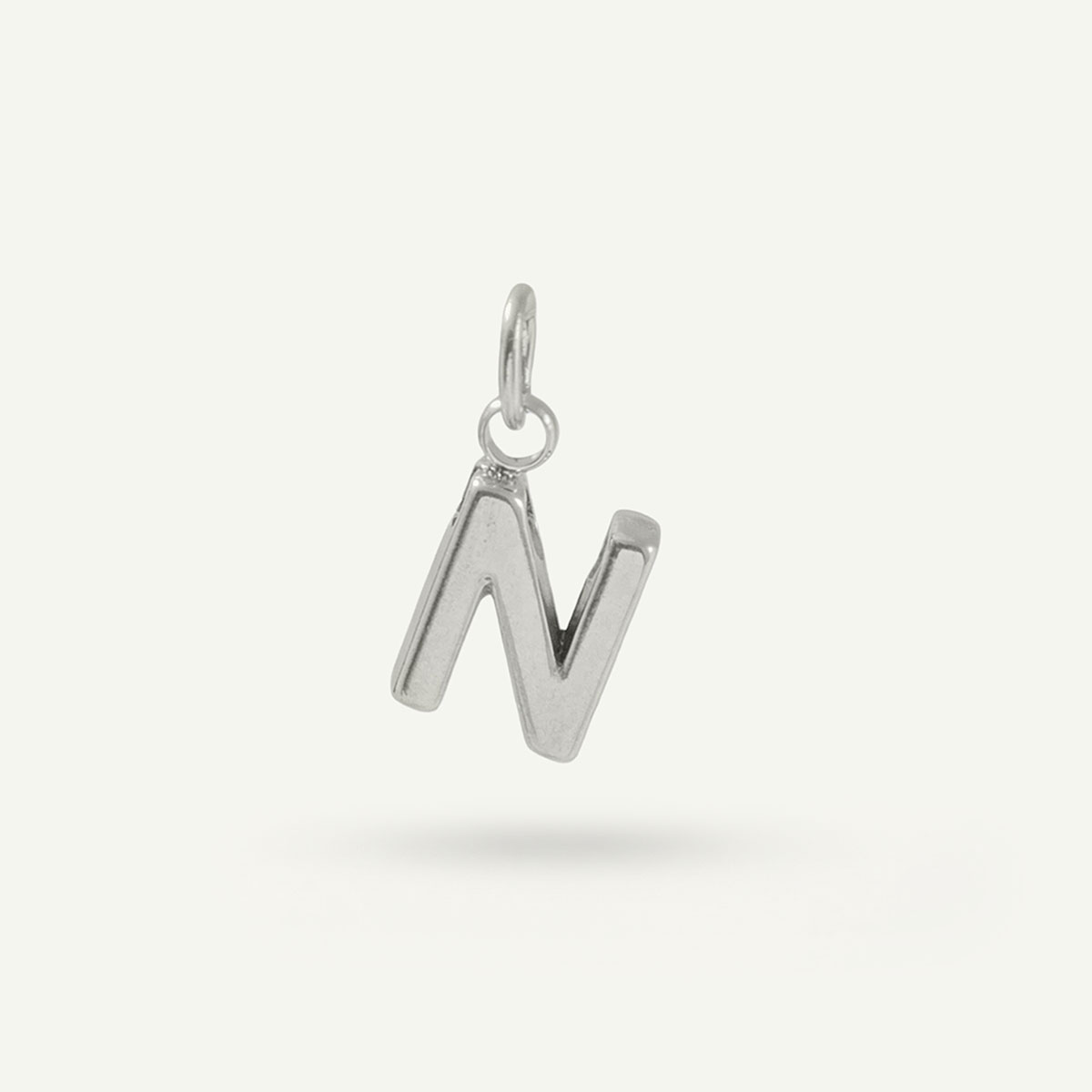 Floating Monogram Letter Charm