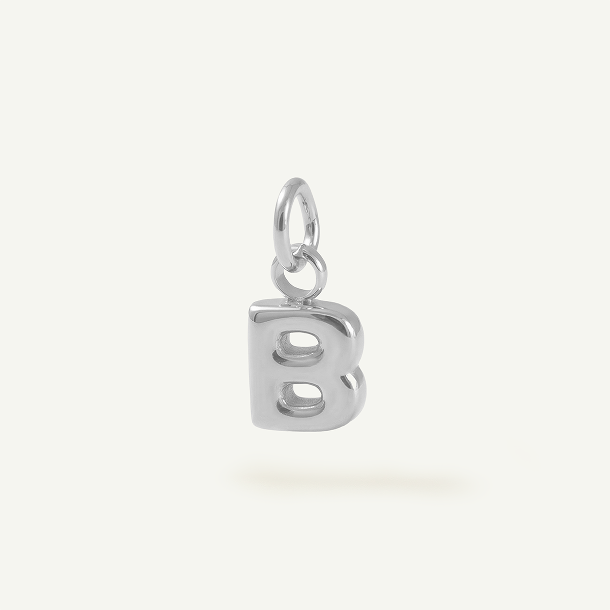 Bubble Monogram Letter Charm