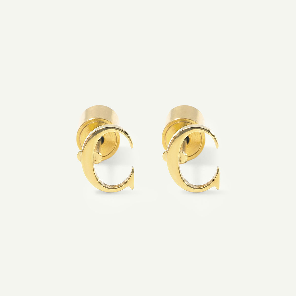 Basic Monogram Studs