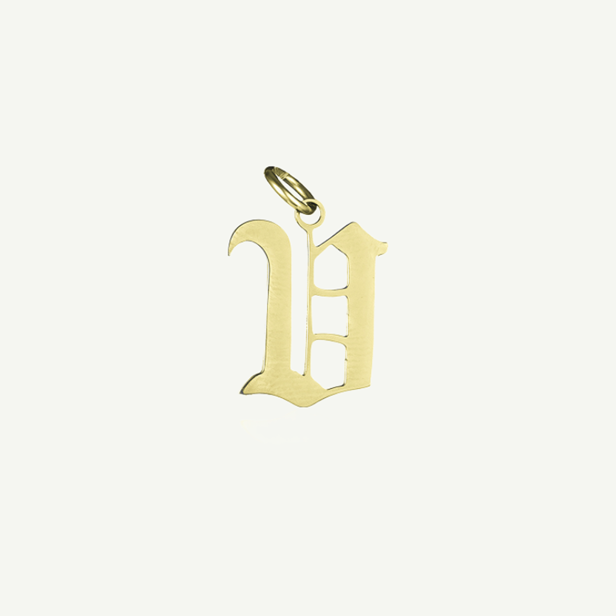 Old English Monogram Charm
