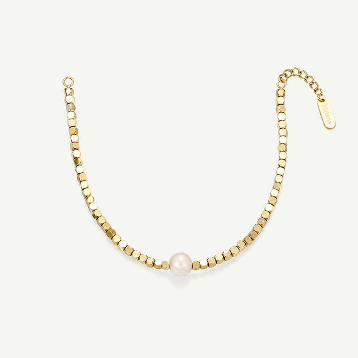 Meridian White Pearl Bracelet