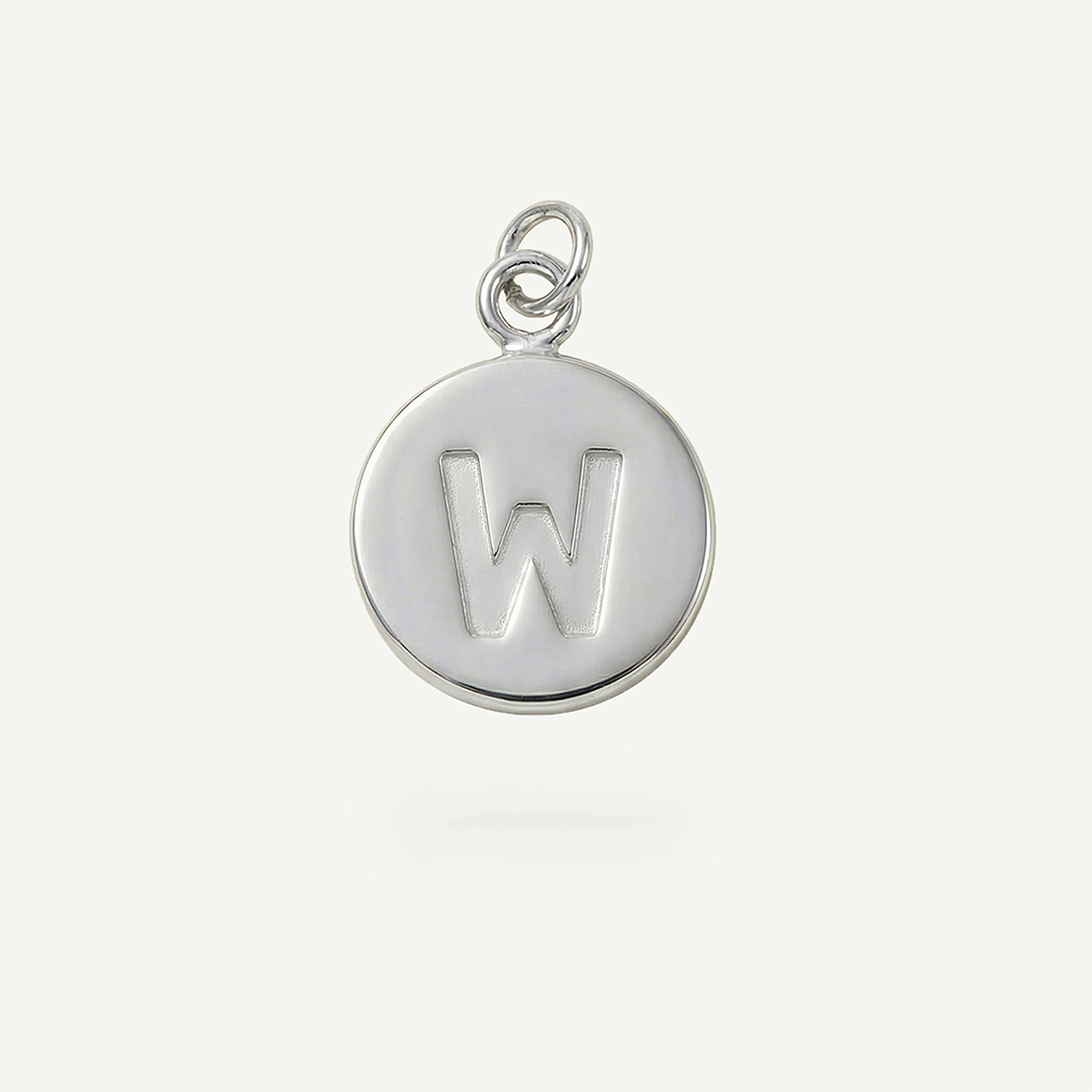 Circle Monogram in Diamond Letter Charm