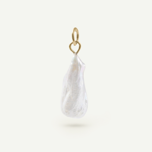 20mm Long Baroque Pearl Charm