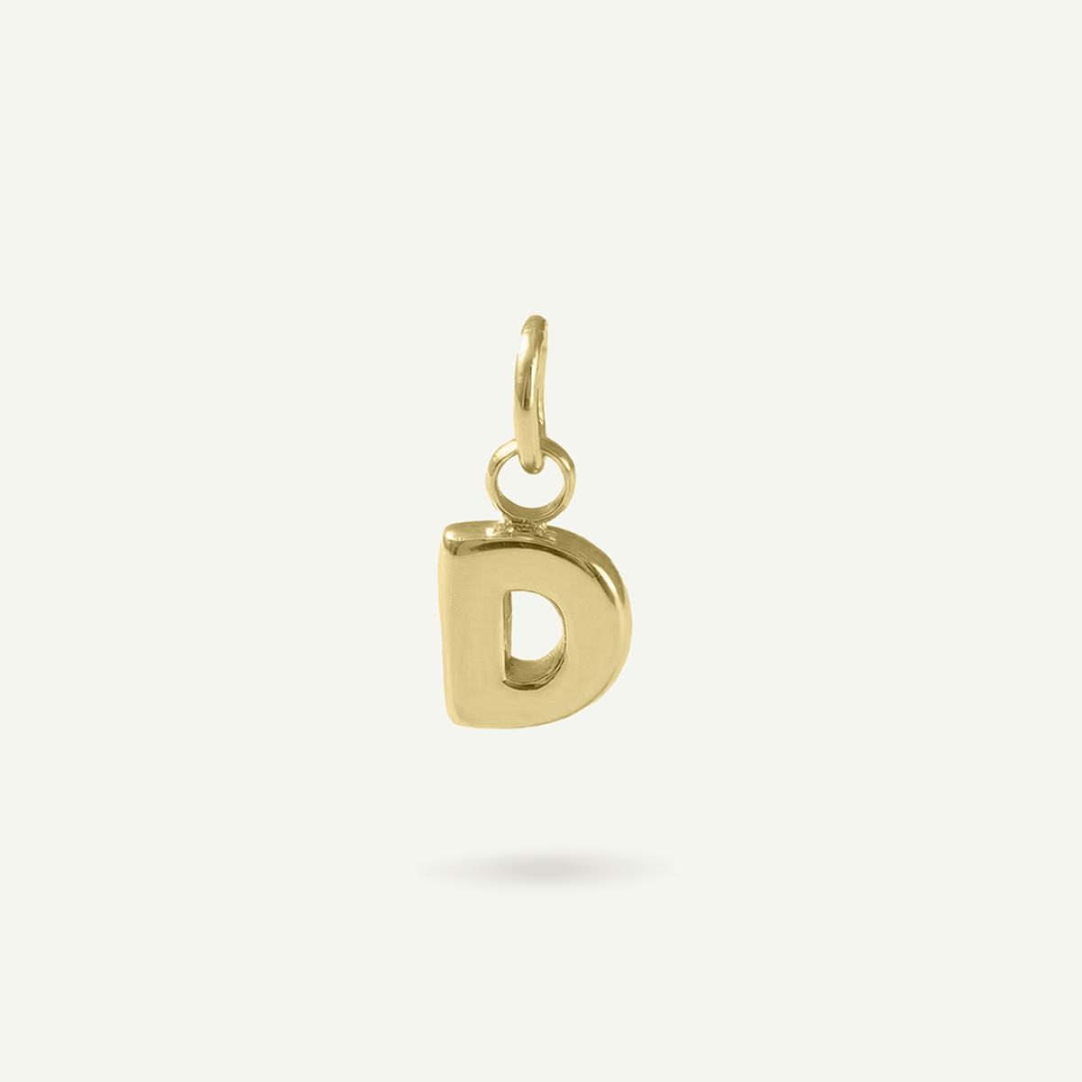 Bubble Monogram Letter Charm
