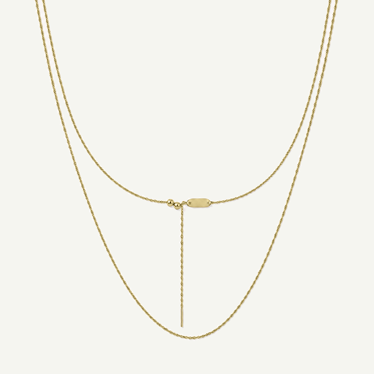 Rope 1.5mm Chain Threader Necklace