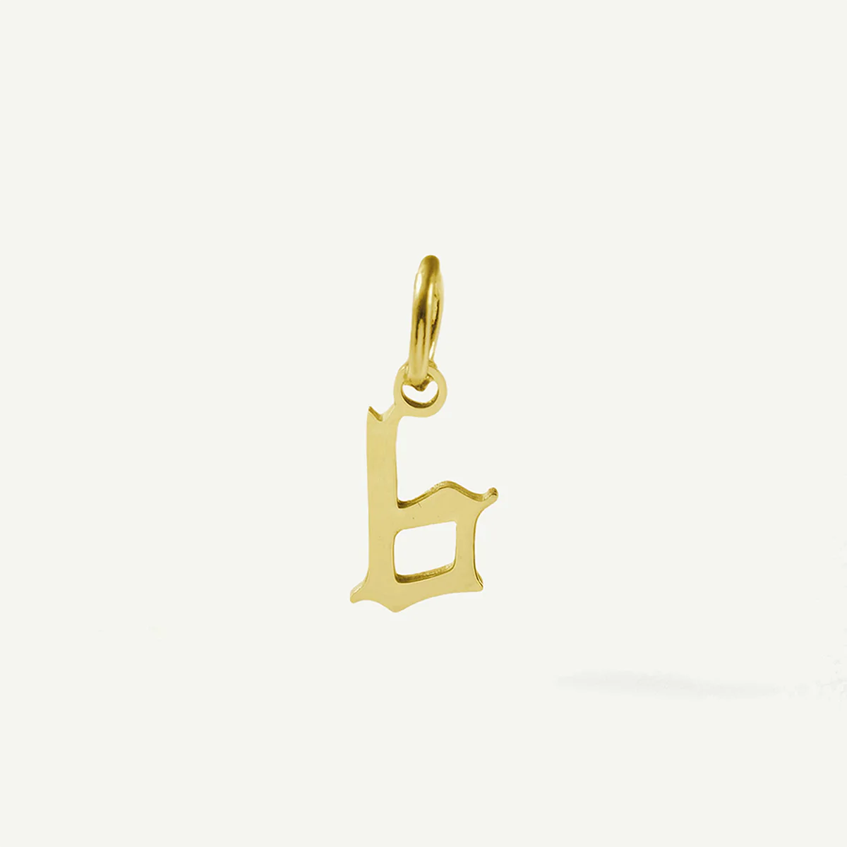 Old English Lowercase Monogram Charm