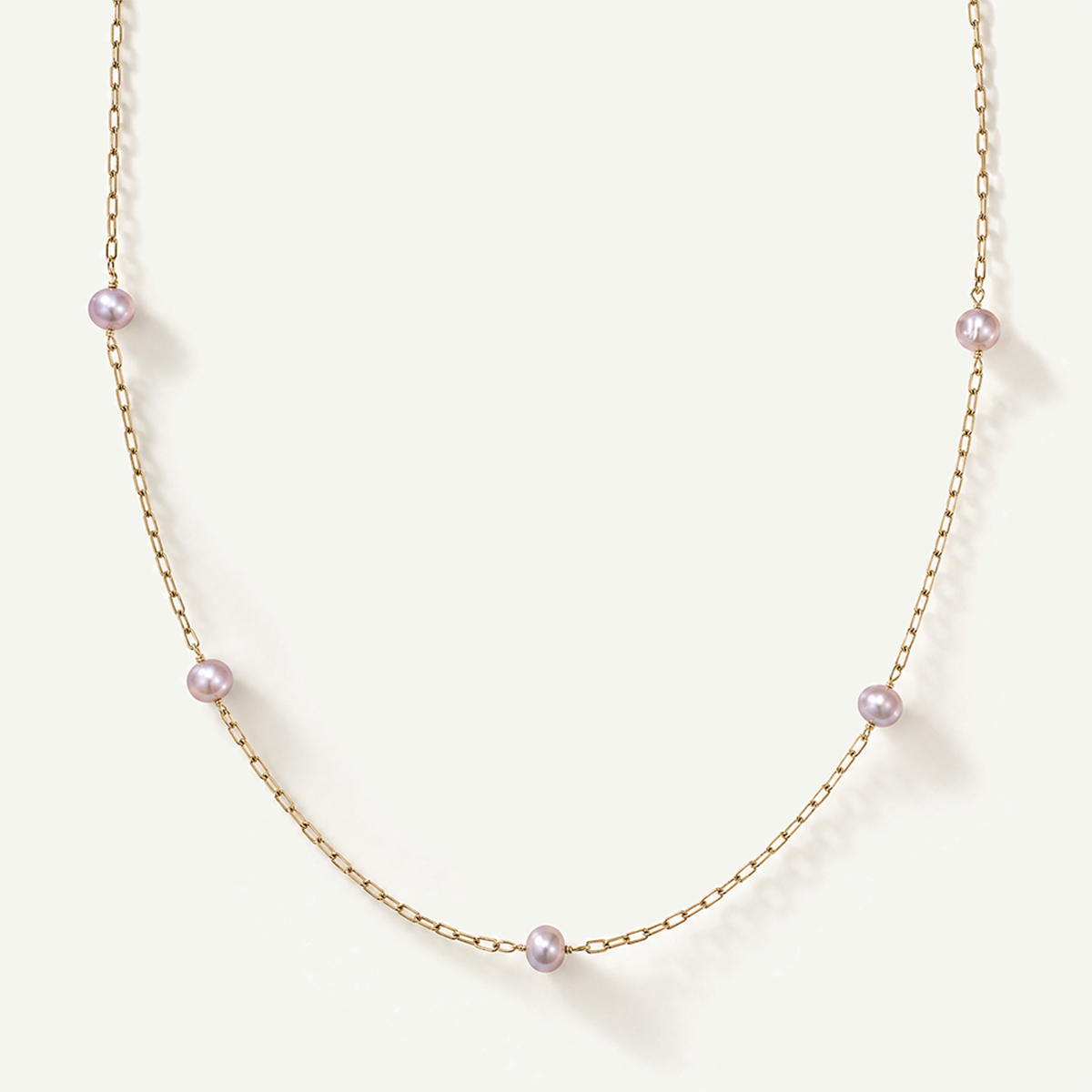 Solana Pink Pearl Necklace