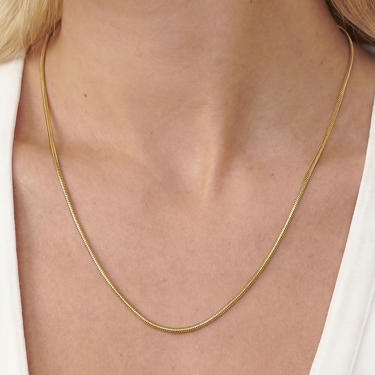 Rounded Box Chain Necklace