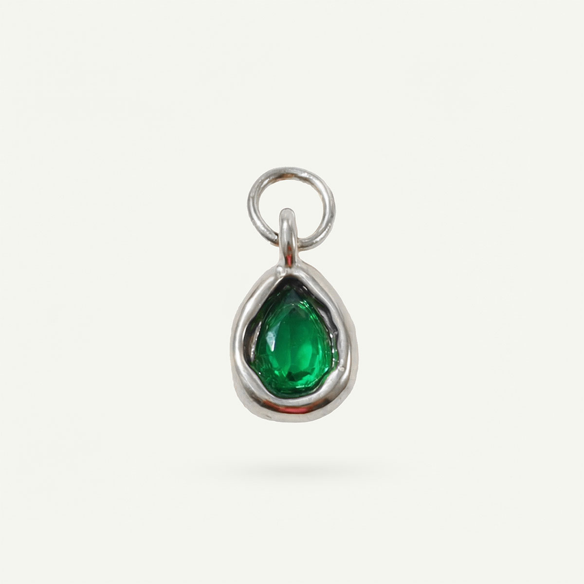Tear Drop Charm Birthstone