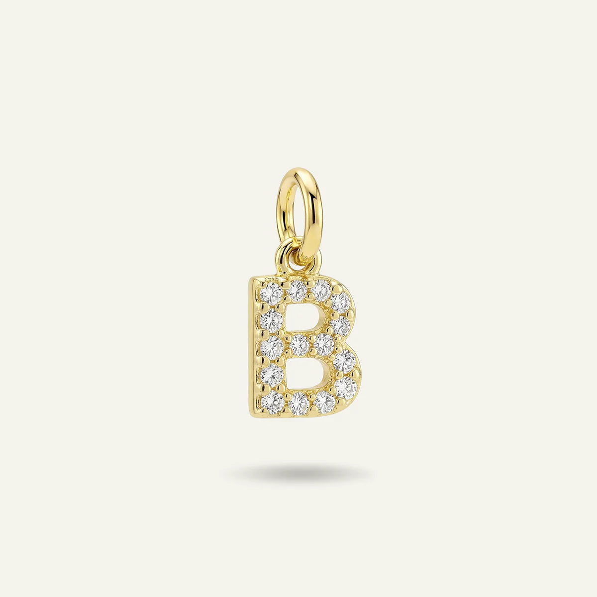 Diamond Monogram Letter Charm