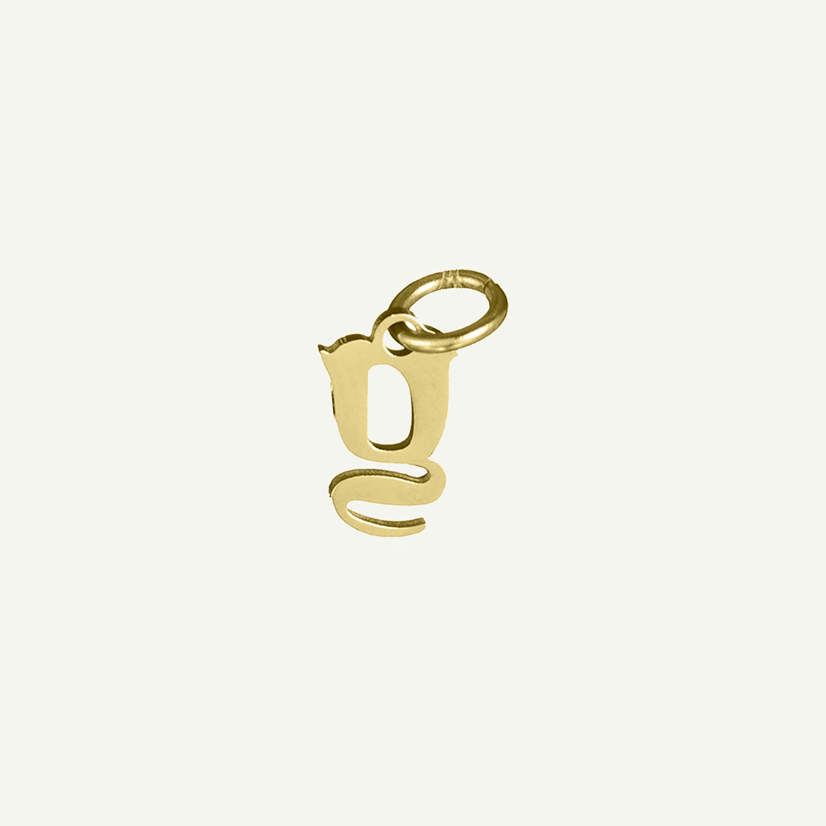 Old English Lowercase Monogram Charm