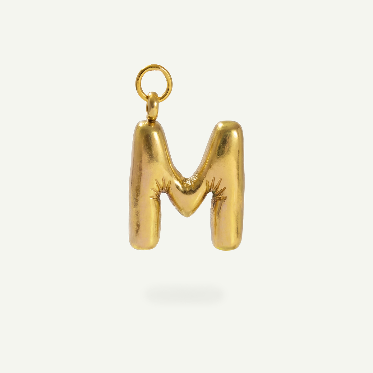 Balloon Monogram Letter Charm