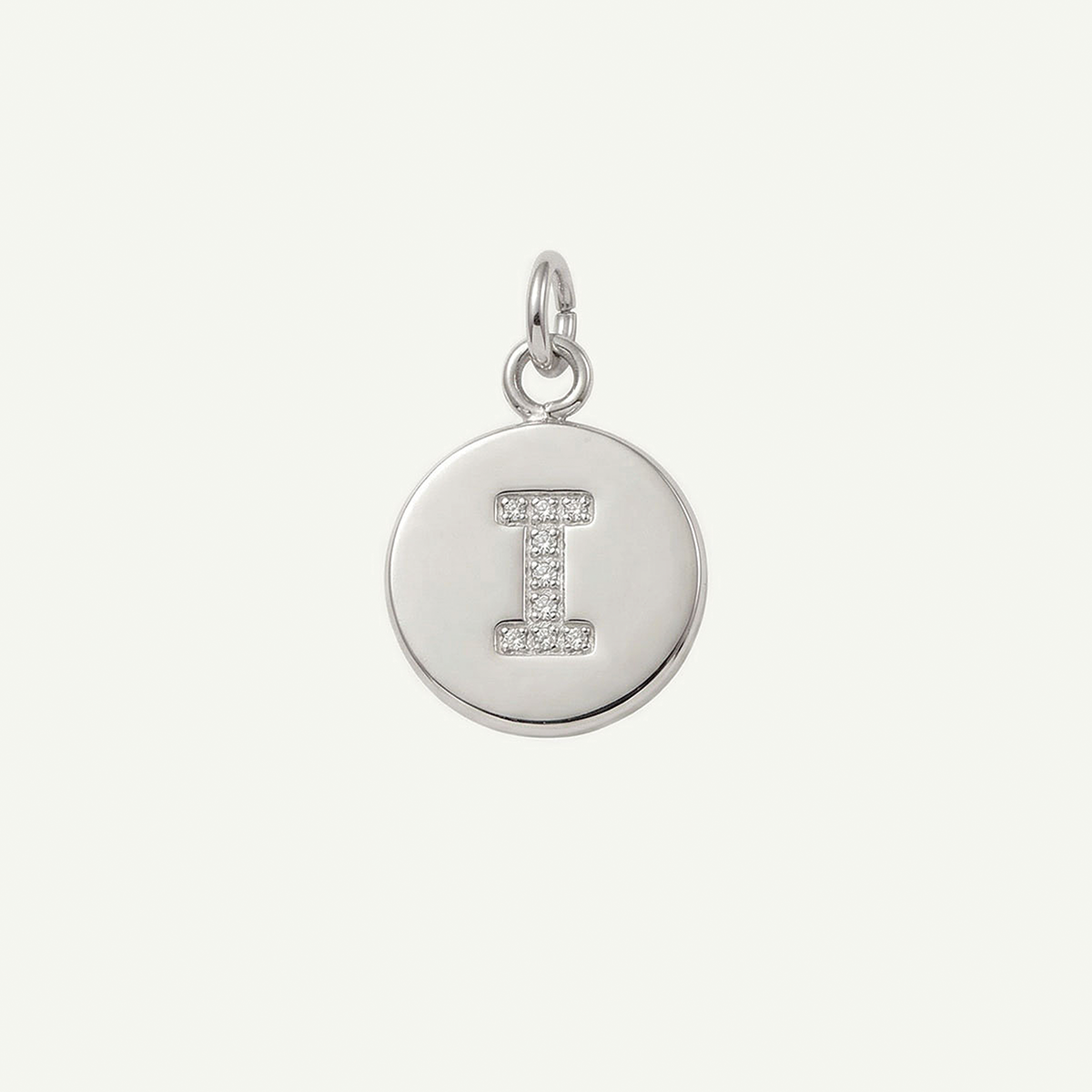 Circle Monogram in Diamond Letter Charm