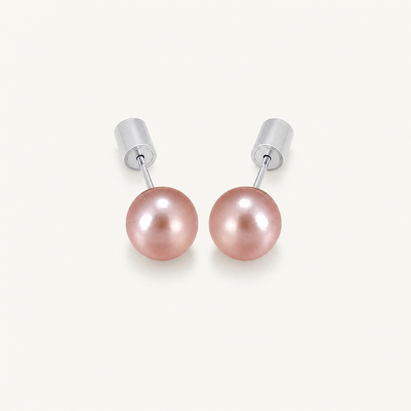Pearl Pink Mini Studs