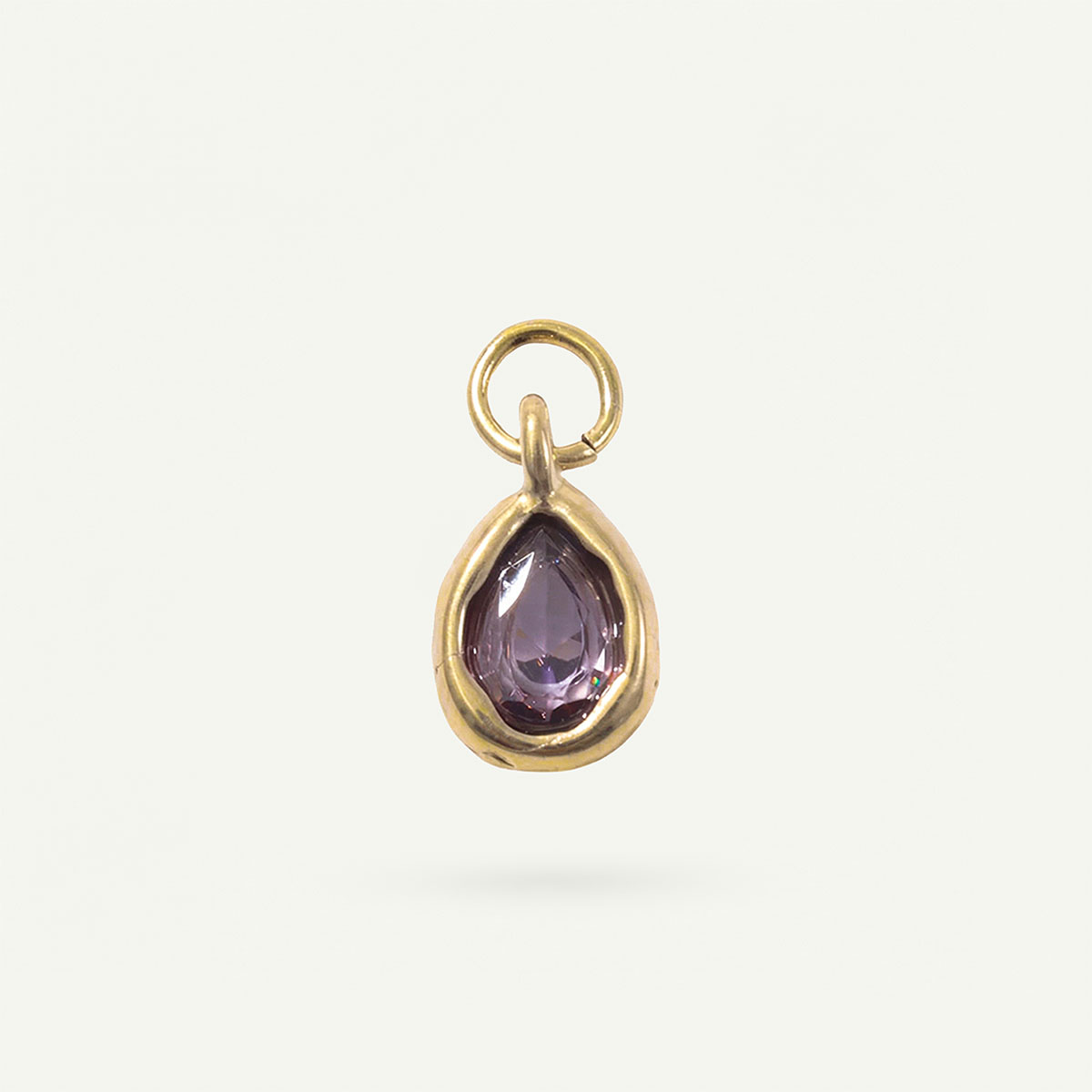 Tear Drop Charm Birthstone