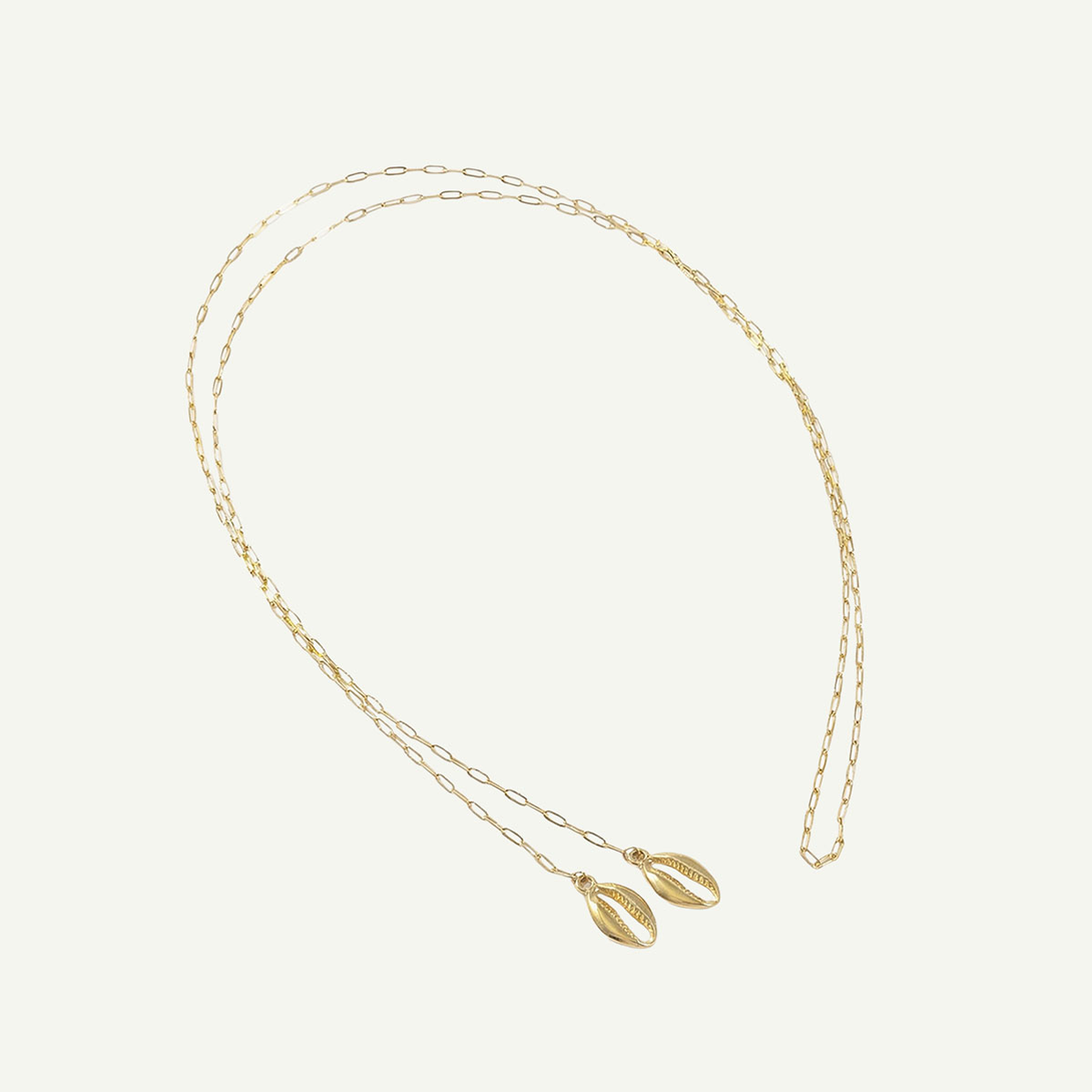 Leho Wrap Necklace, Gold