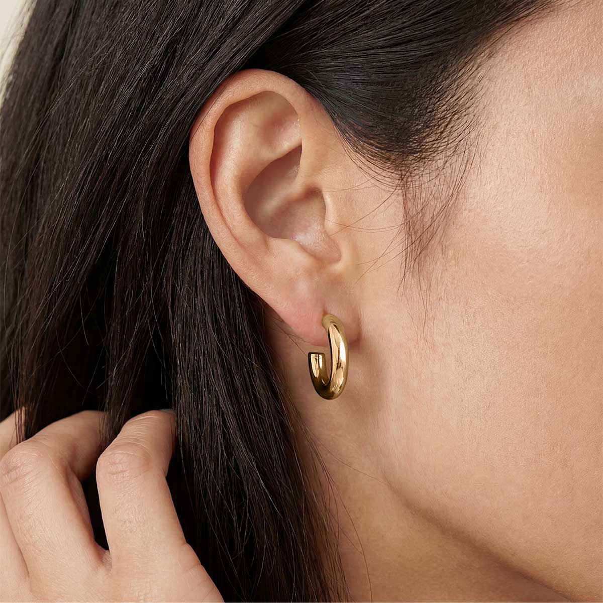 Everyday Small Hoops, Gold