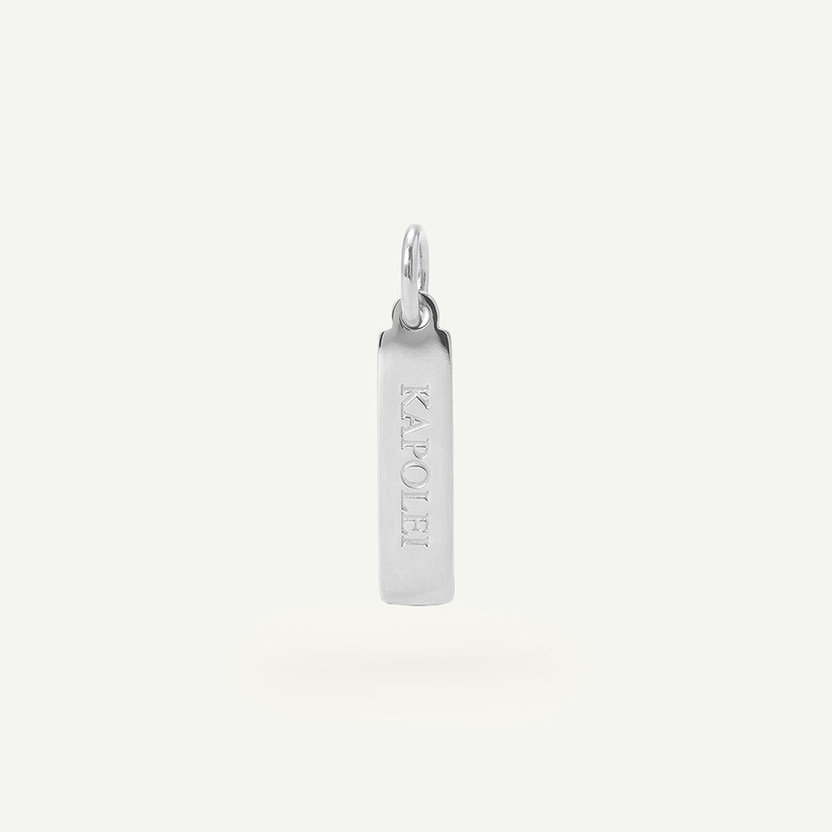 Kapolei Rectangle Charm Silver