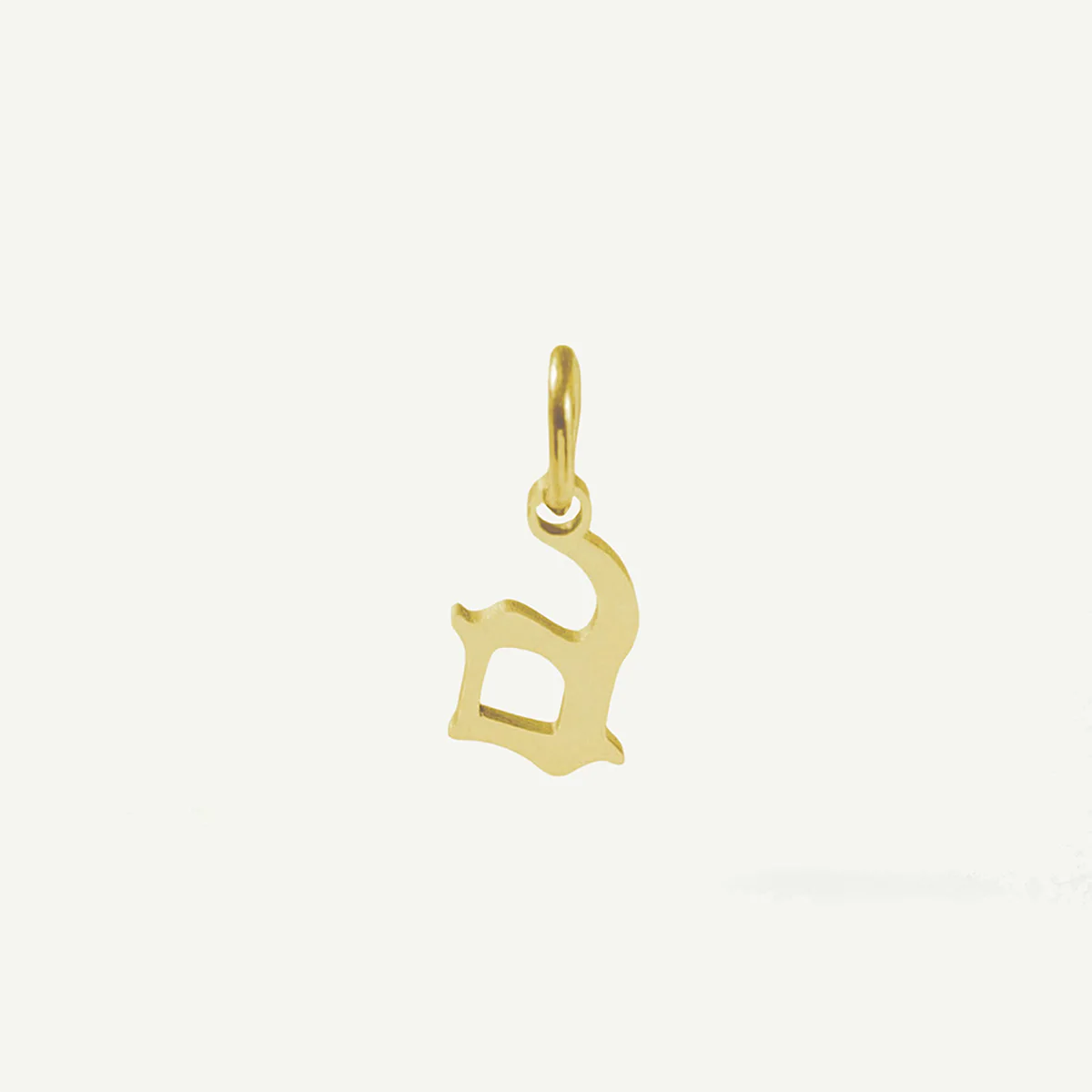 Old English Lowercase Monogram Charm