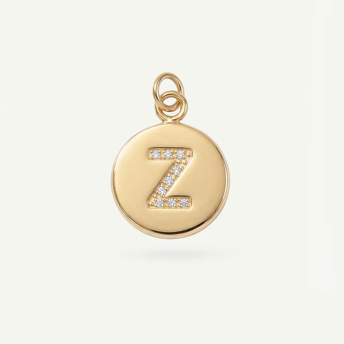 Circle Monogram in Diamond Letter Charm