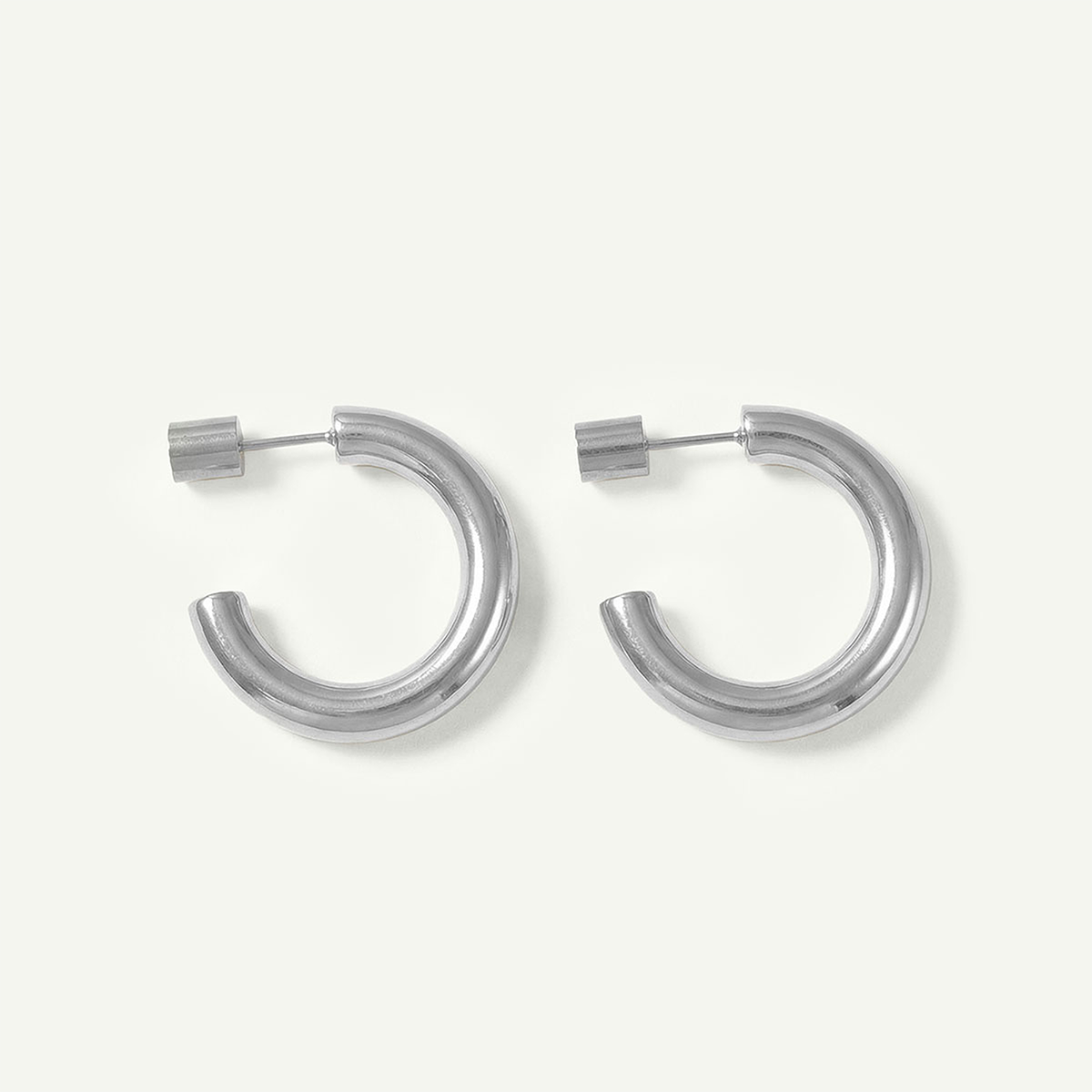 Everyday Small Hoops, Silver