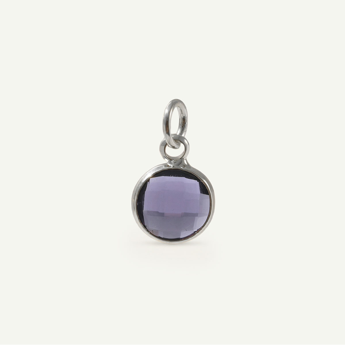 Circle Charm Birthstone