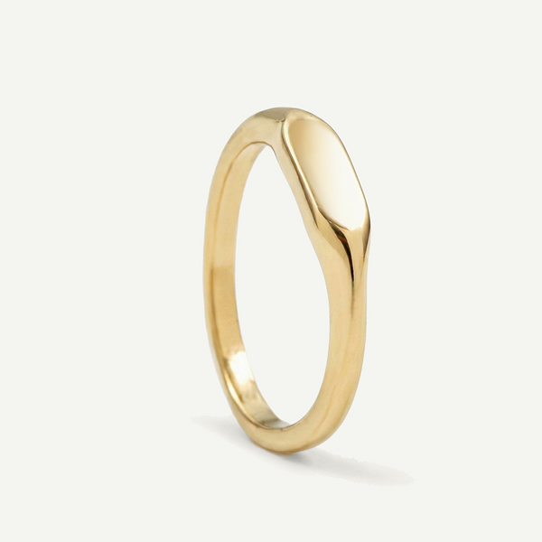 Thin Flat Top Ring