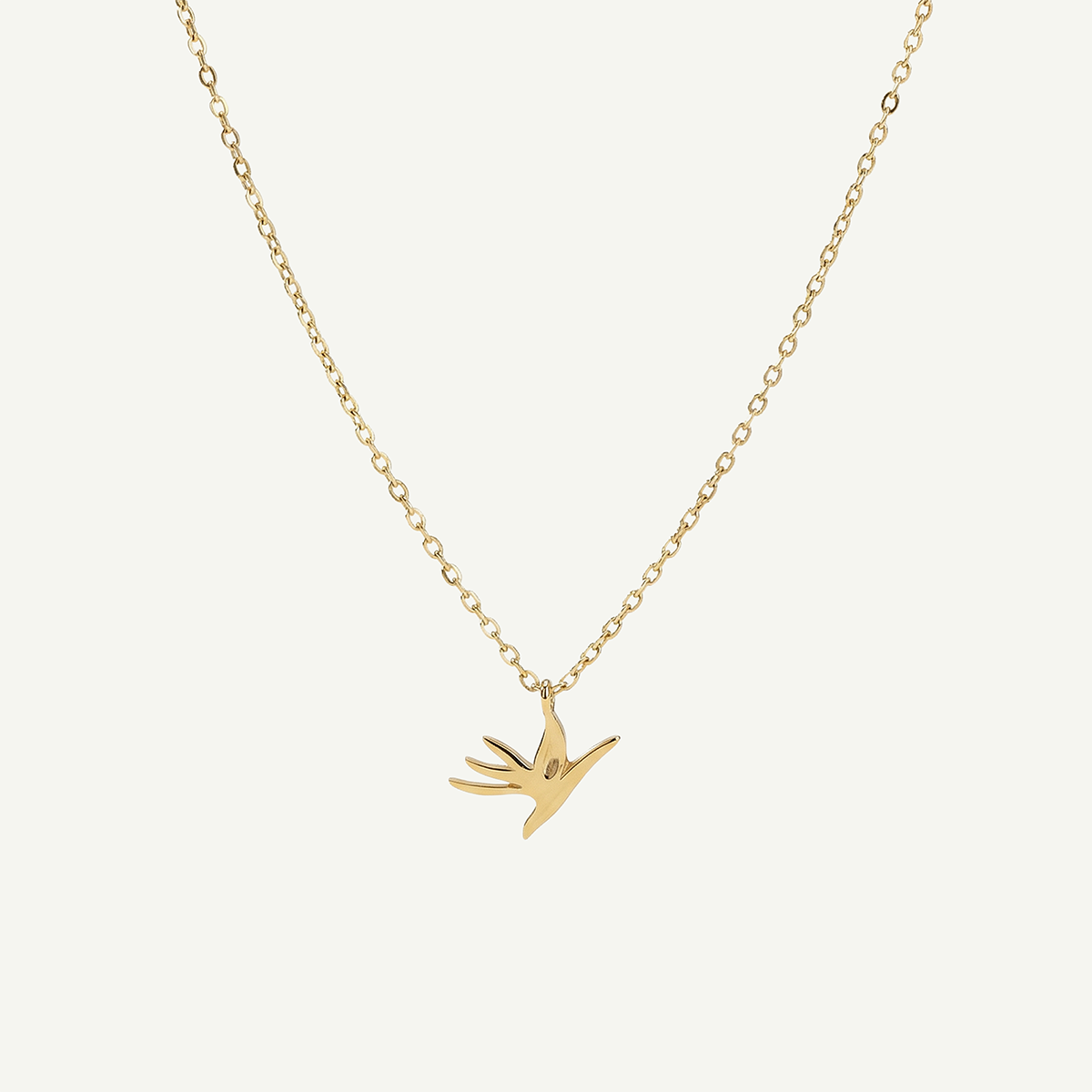 Bird of Paradise Necklace, Gold