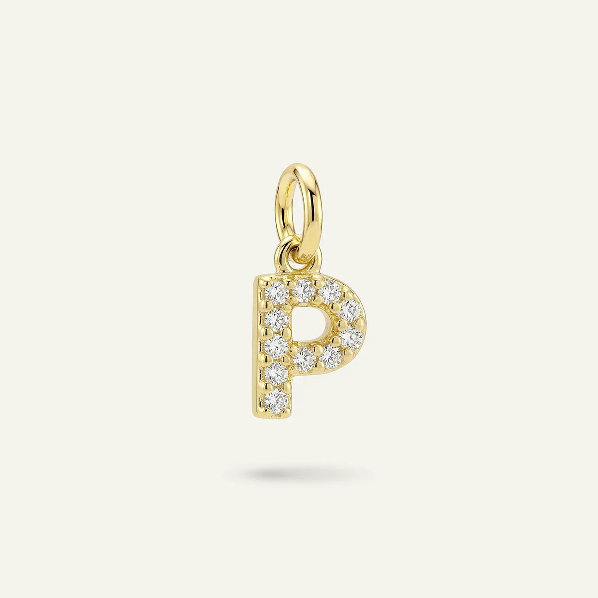 Diamond Monogram Letter Charm