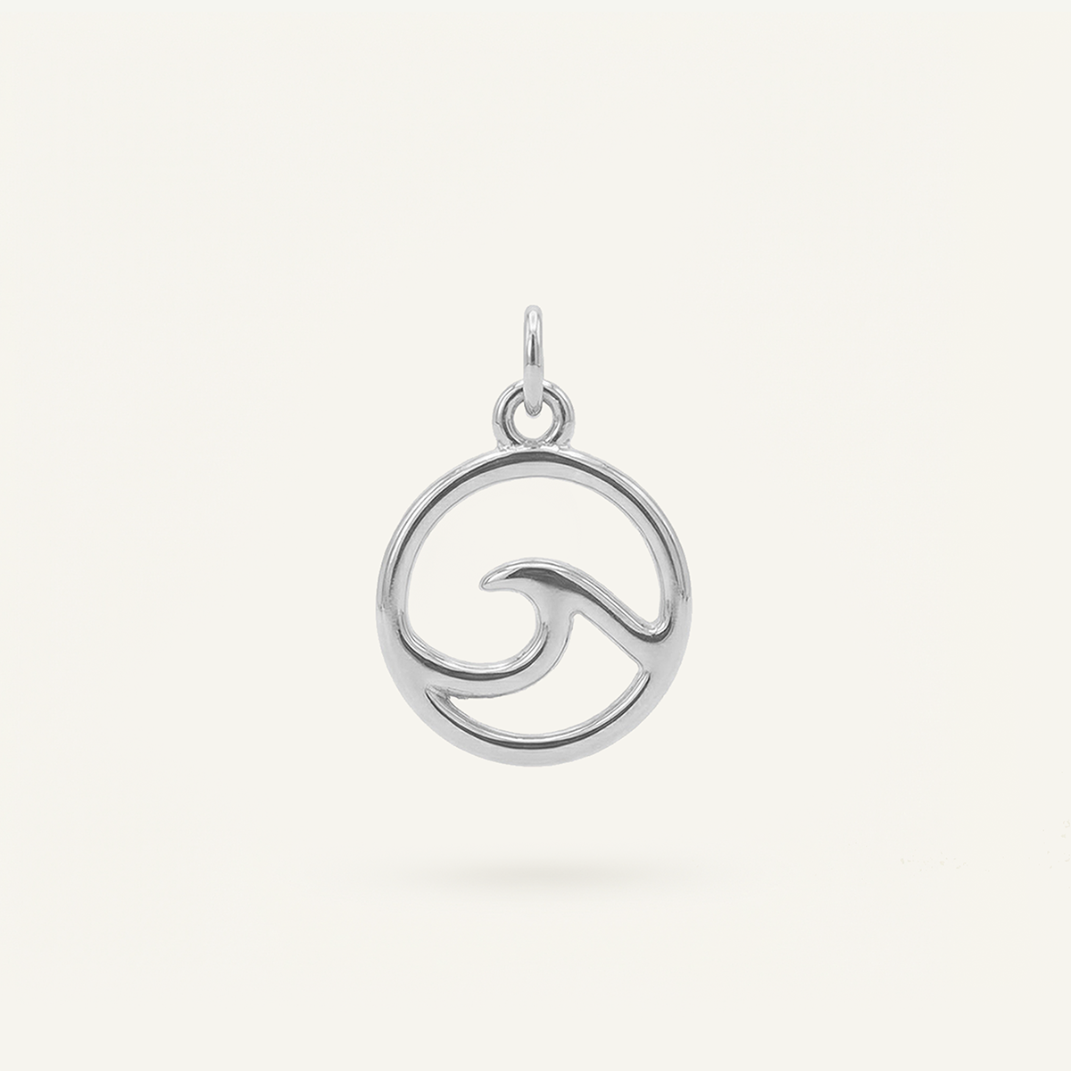 Wave Circle Charm
