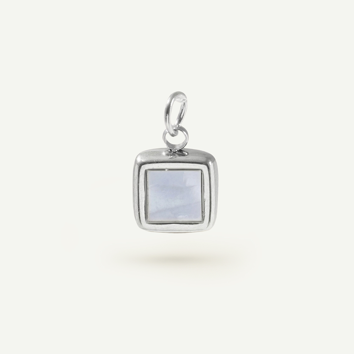 Square Mother of Pearl Charm