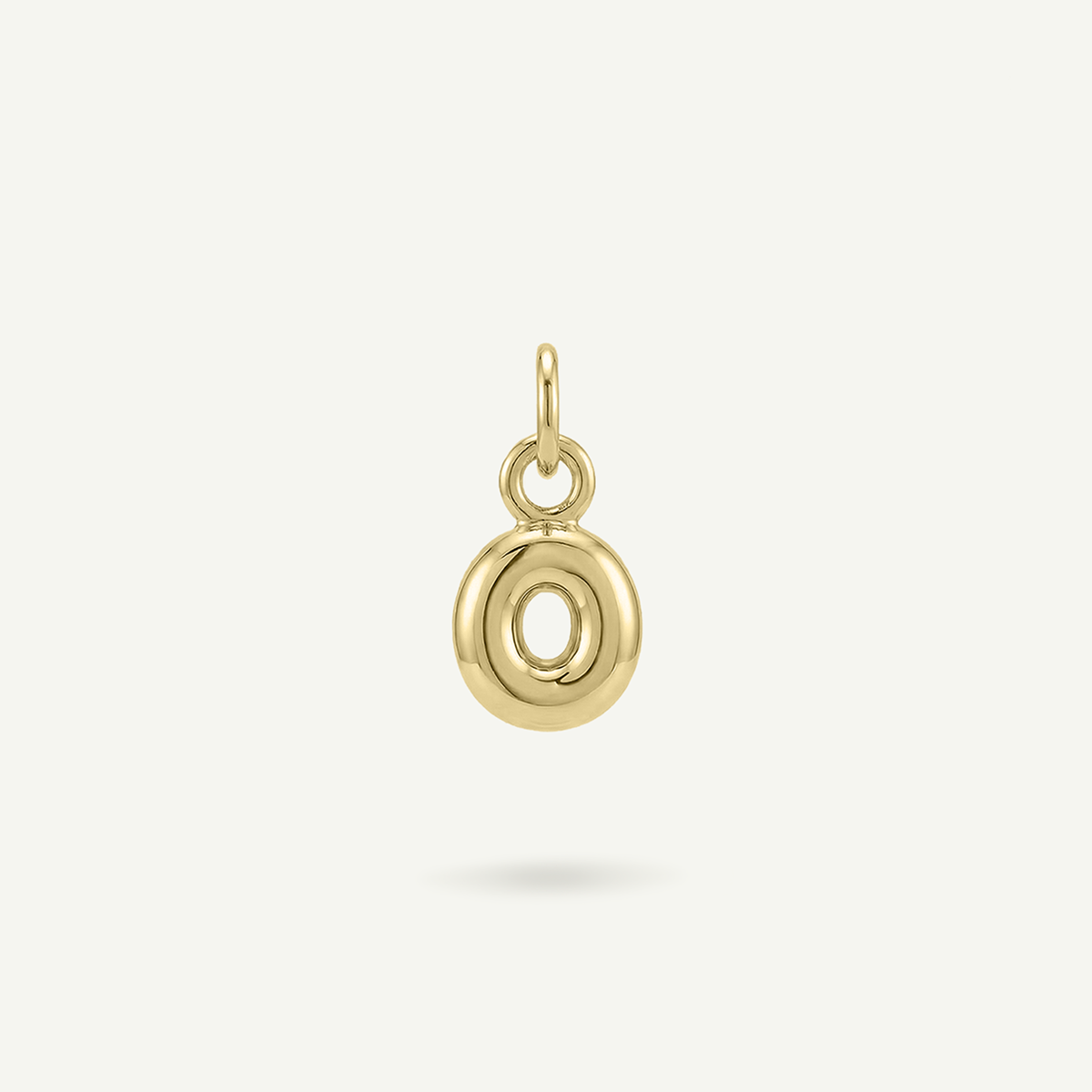 Bubble Monogram Letter Charm