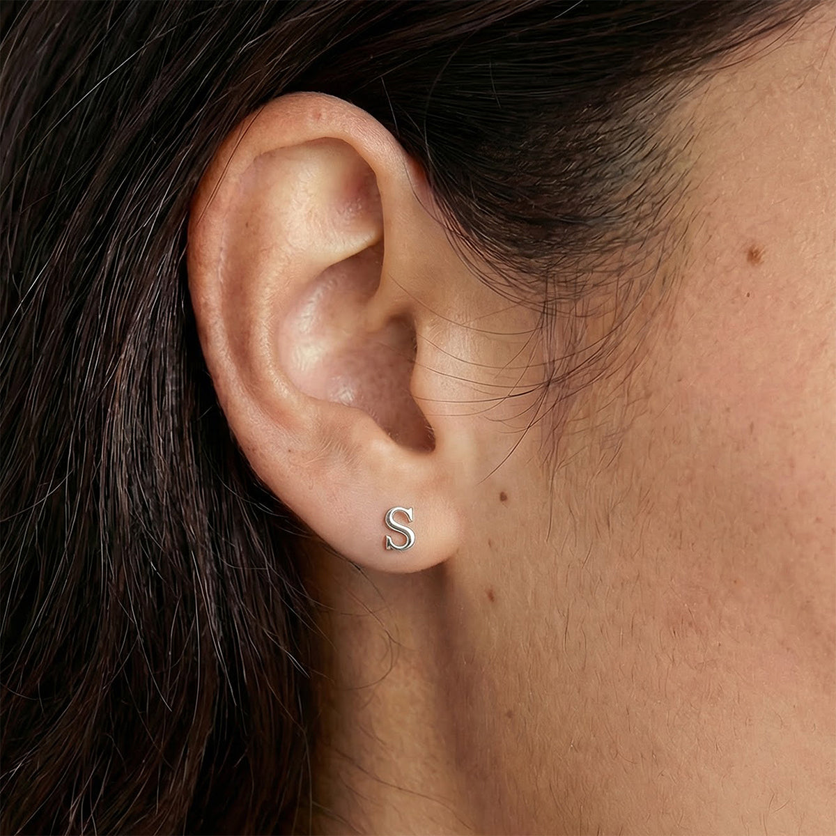 Basic Monogram Studs