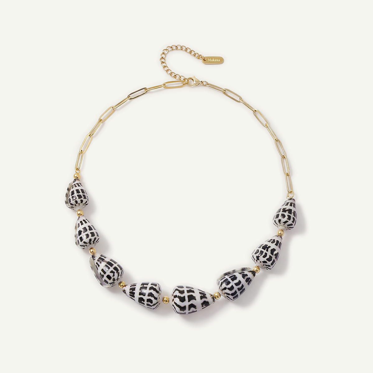 Anuhea Hebrew Shell Choker, Gold