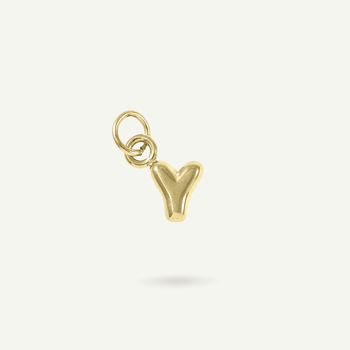Bubble Monogram Letter Charm