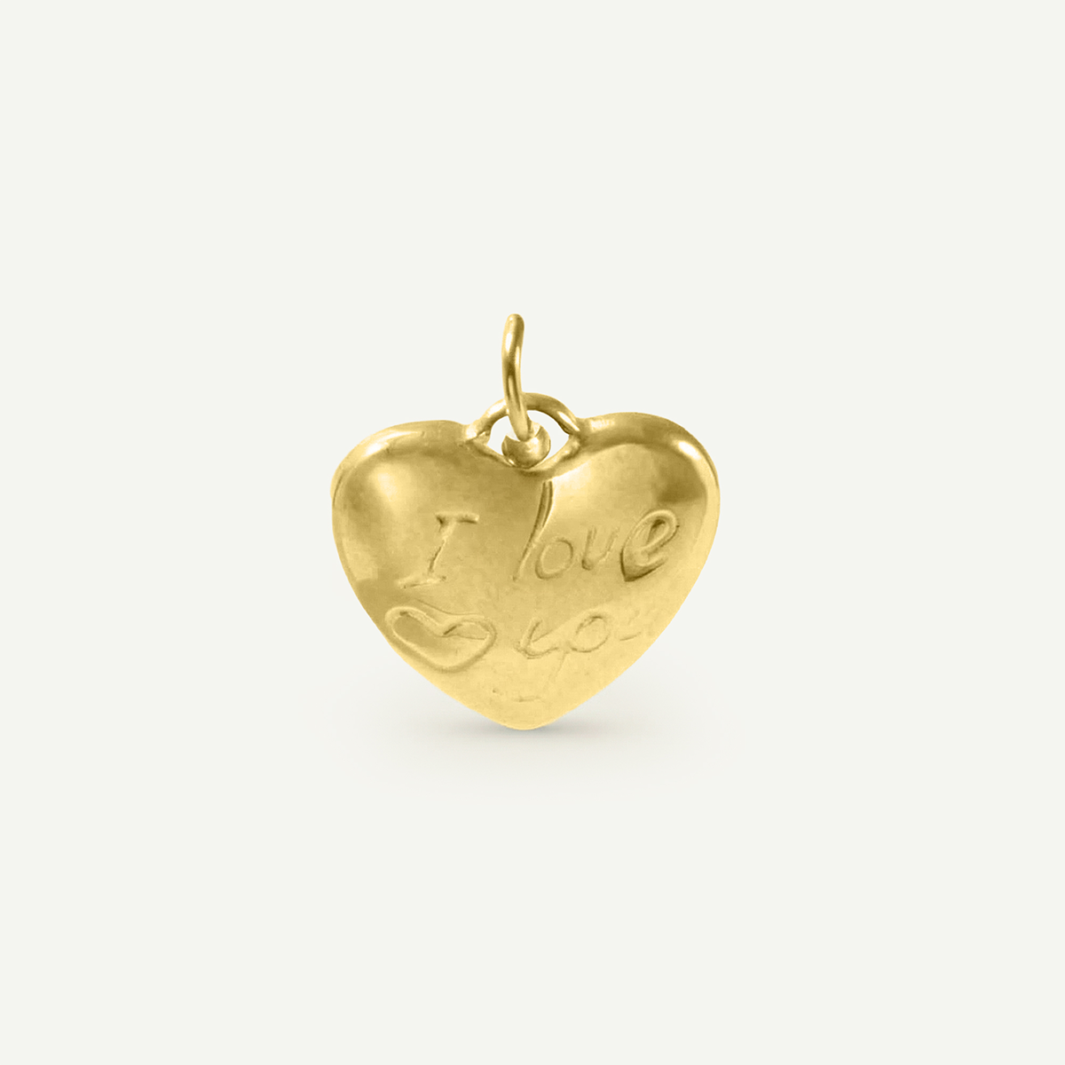 I Love You Heart Charm