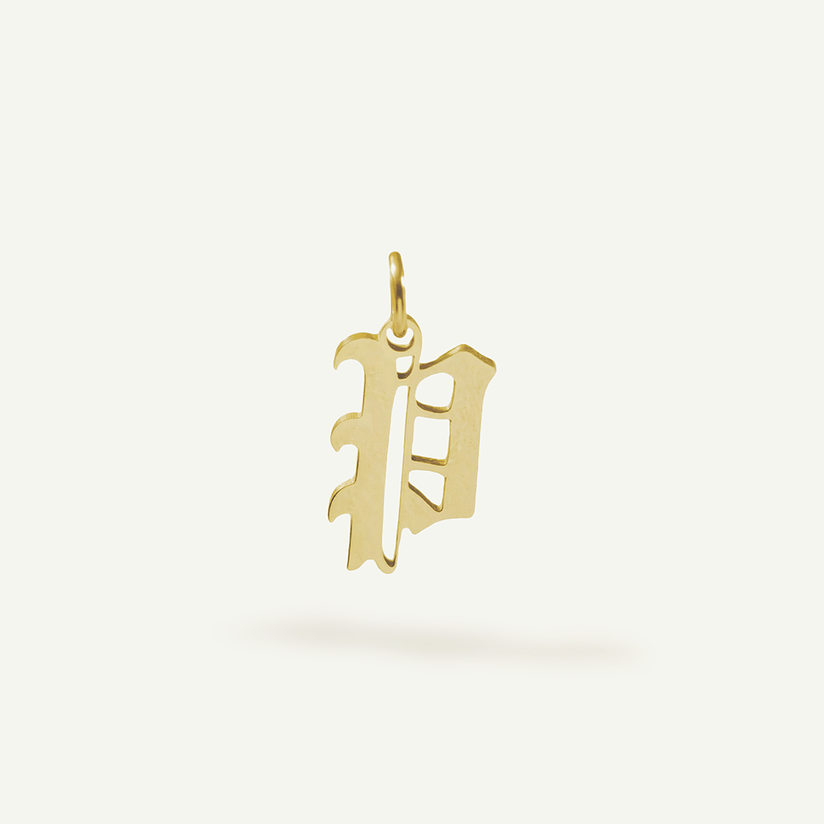 Old English Monogram Charm
