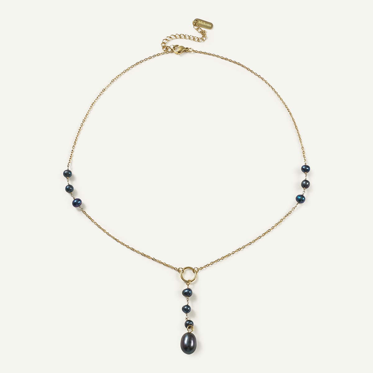 Moana Pearl Necklace, Gold