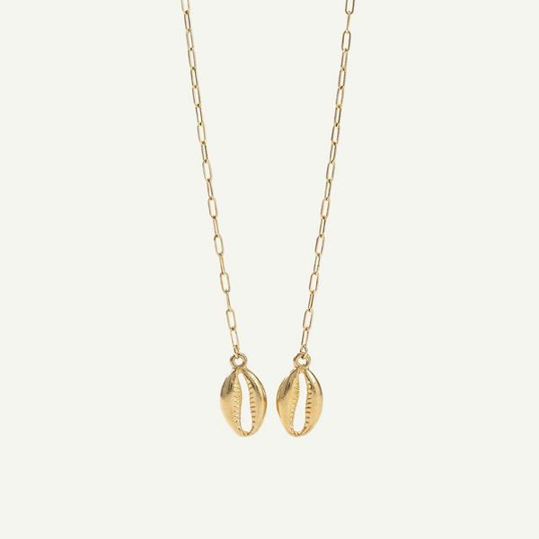 Leho Wrap Necklace, Gold