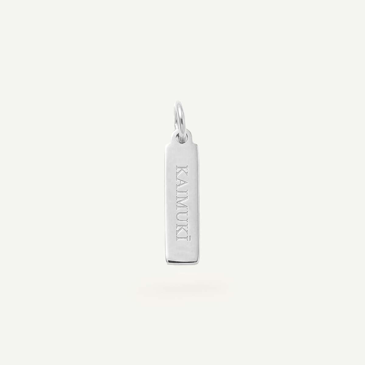Kaimuki Rectangle Charm Silver