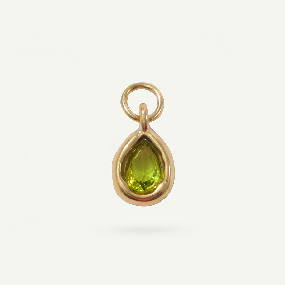 Tear Drop Charm Birthstone