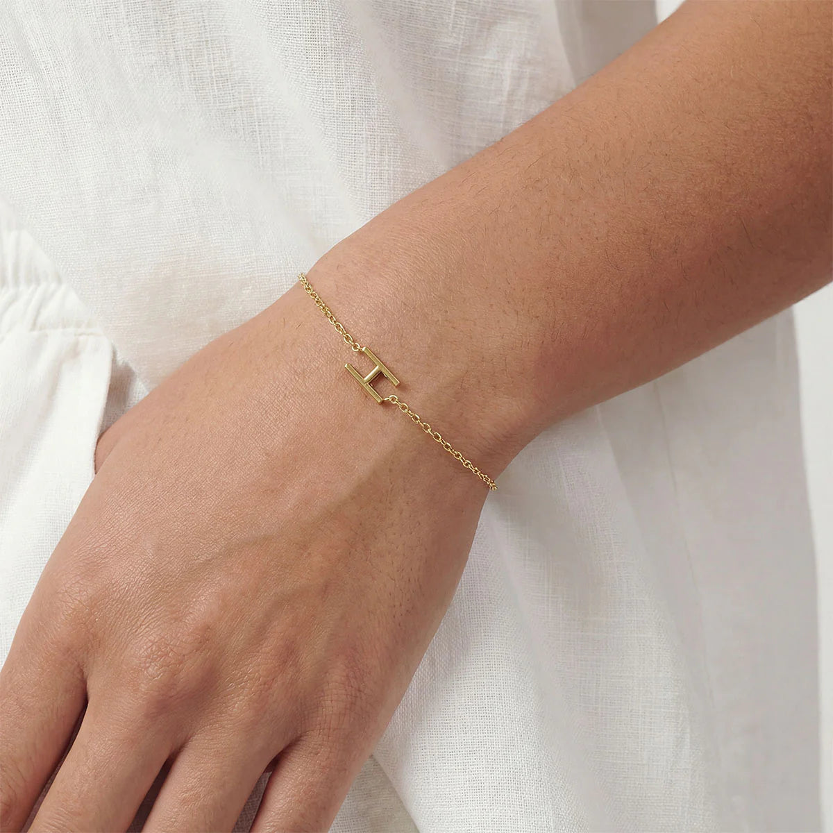 Monogramed Side Bracelet
