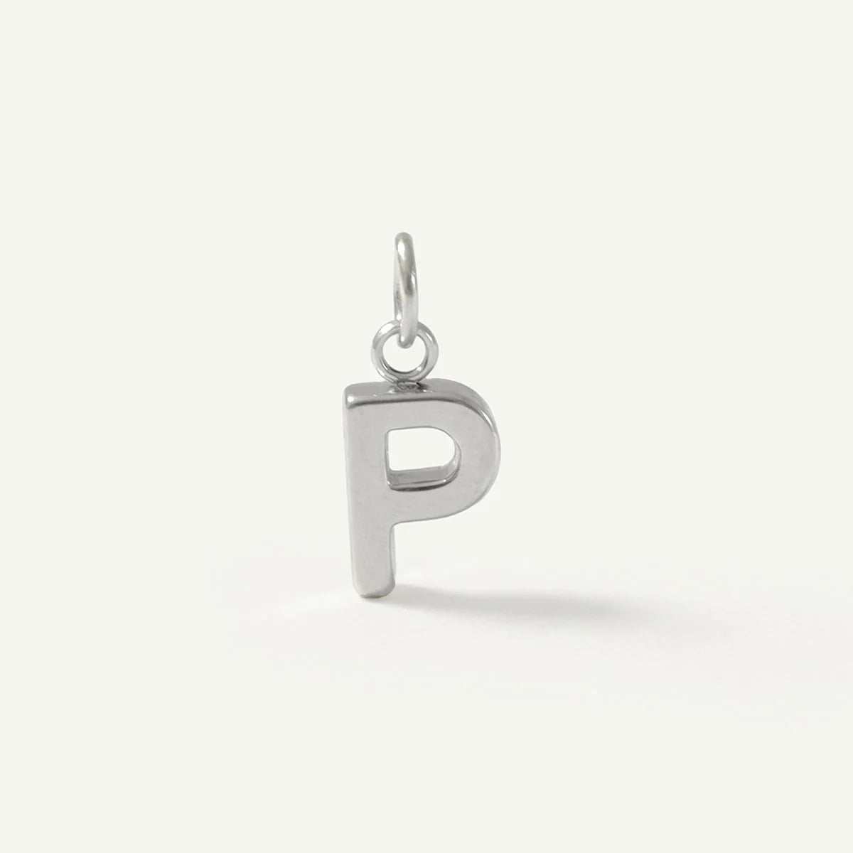 Floating Monogram Letter Charm