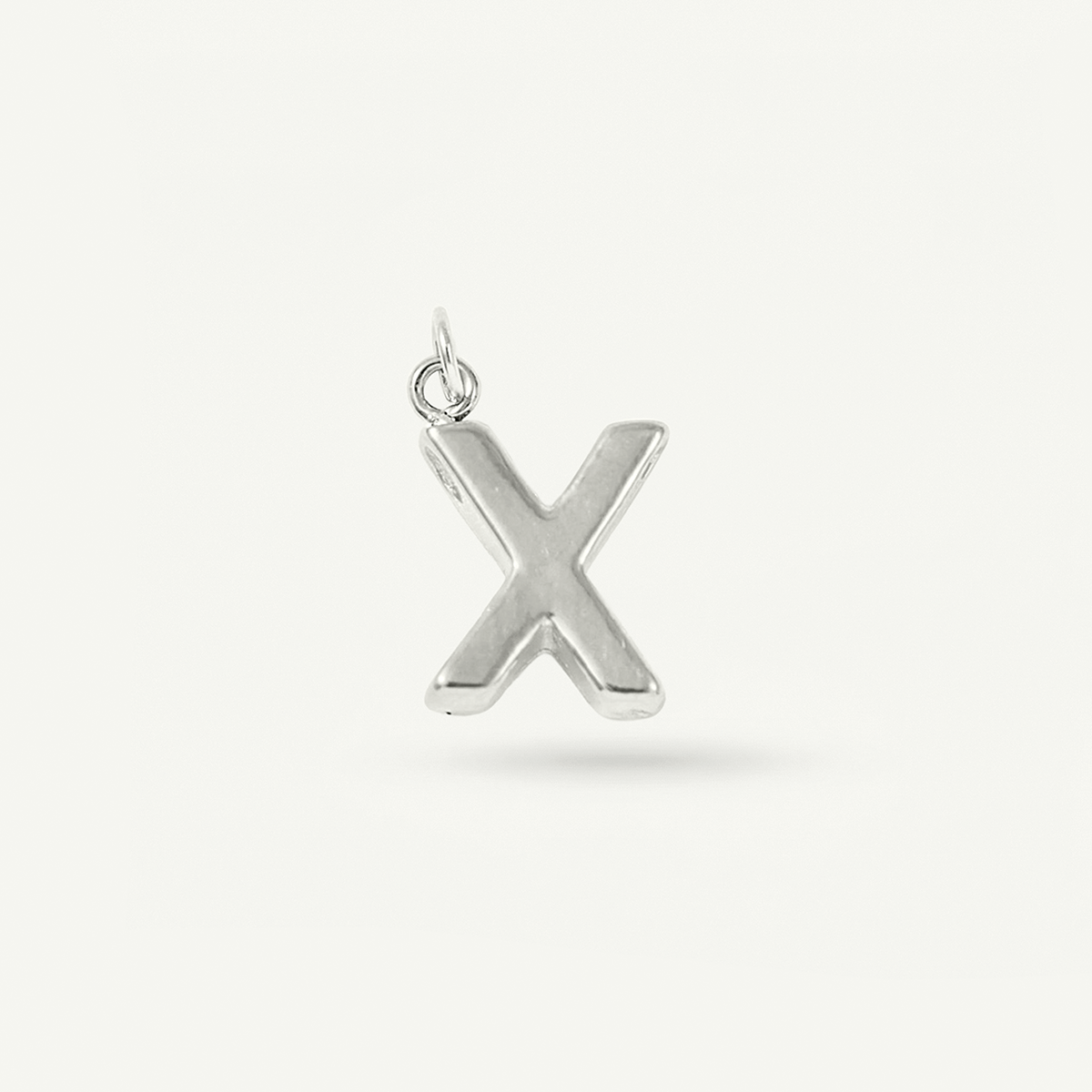 Floating Monogram Letter Charm