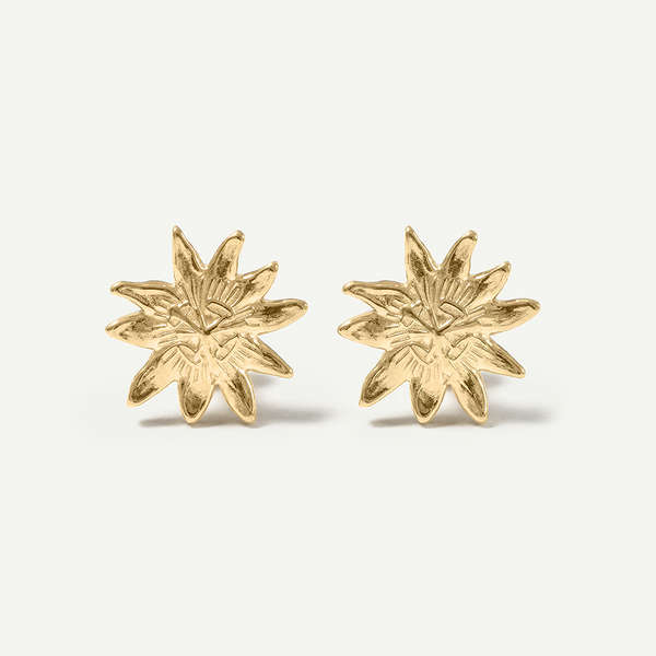 Lilikoi Studs, Gold