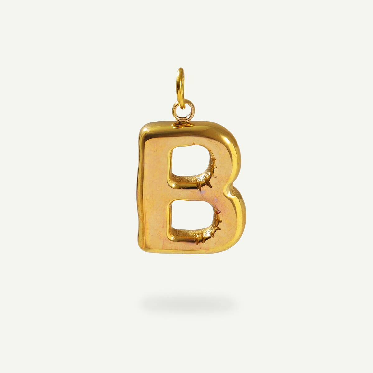 Balloon Monogram Letter Charm