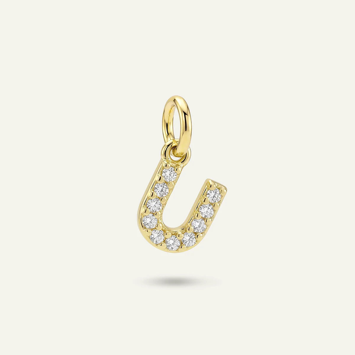 Diamond Monogram Letter Charm