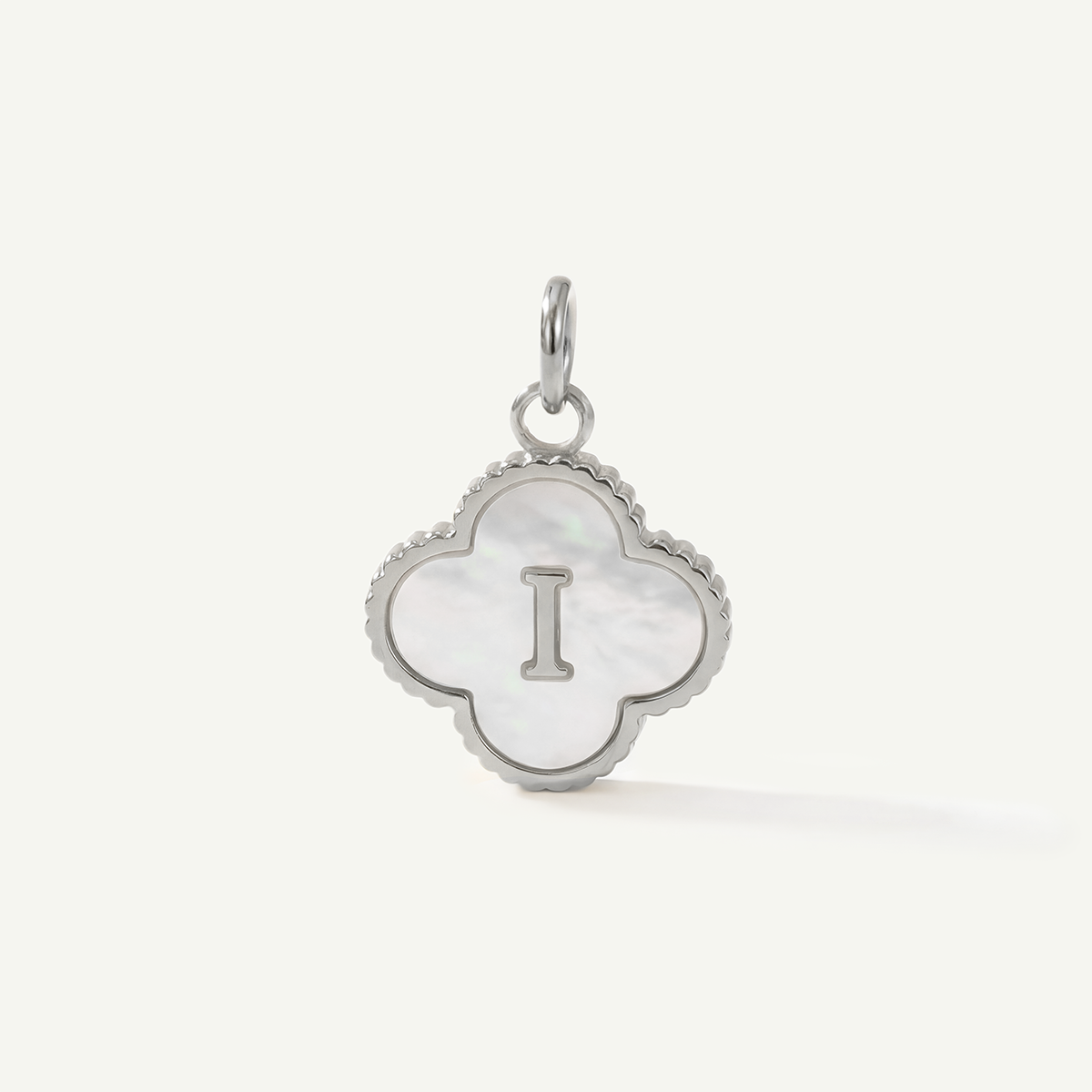 MOP Clove Monogram Letter Charm