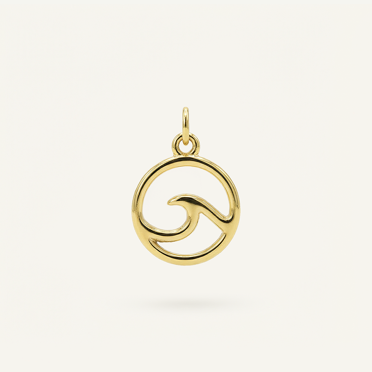 Wave Circle Charm